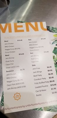 Menu photo 3 Scotty Bons Caribbean Grill Scarborough, ON