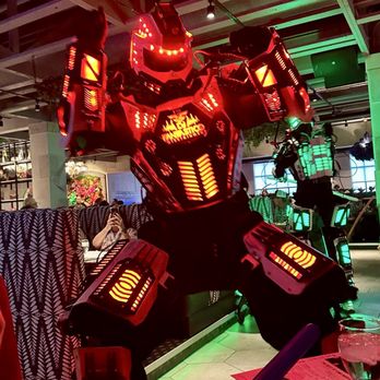 The Mexicano - Dancing light robot show. - Mexican Near Me - Chandler, Arizona