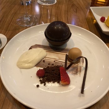 Morimoto - Fiery Chocolate Tart pre-flame - Japanese Near Me - Las Vegas, Nevada Morimoto - Fiery Chocolate Tart pre-flame - Japanese Near Me - Las Vegas, Nevada