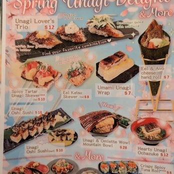 Sakabayashi Sushi Tavern - Menu - Spring Seasonal / Unagi - Sushi Bars Near Me - Boston, Massachusetts Sakabayashi Sushi Tavern - Menu - Spring Seasonal / Unagi - Sushi Bars Near Me - Boston, Massachusetts