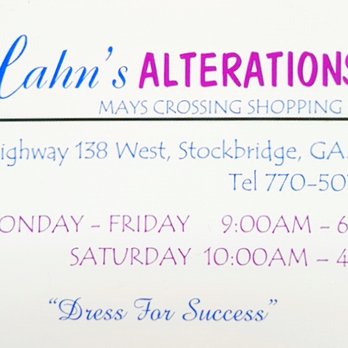 Hahn's Alterations - Sewing & Alterations Near Me - Stockbridge, Georgia Hahn's Alterations - Sewing & Alterations Near Me - Stockbridge, Georgia
