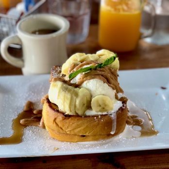 Untoasted - Banana Dulce de Leche French toast - Breakfast & Brunch Near Me - Hallandale Beach, Florida Untoasted - Banana Dulce de Leche French toast - Breakfast & Brunch Near Me - Hallandale Beach, Florida
