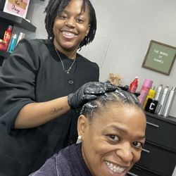 The Lavish Essence - Putting on the finishing touches before going under the dryer...