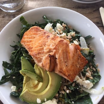 Southbound - Kale and grain salad with added salmon. - Southern Near Me - Chamblee, Georgia Southbound - Kale and grain salad with added salmon. - Southern Near Me - Chamblee, Georgia