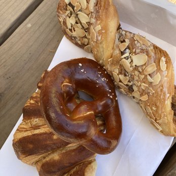 Hahdough - The pretzel, pretzel croissant and hazelnut twist. If you order just one thing, get the pretzel croissant! - Donuts Near Me - San Francisco, California Hahdough - The pretzel, pretzel croissant and hazelnut twist. If you order just one thing, get the pretzel croissant! - Donuts Near Me - San Francisco, California