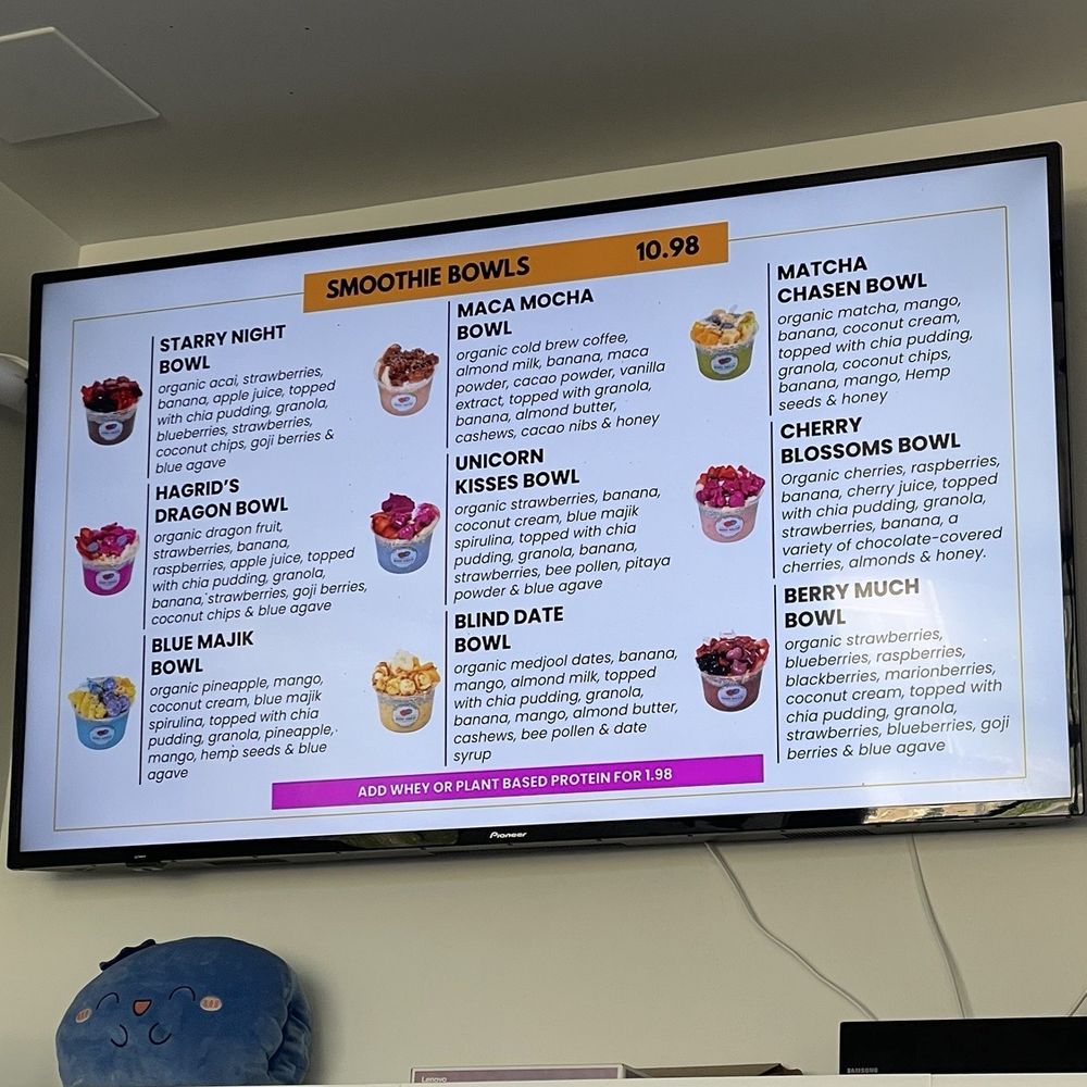 Berry Much - Smoothie bowl menu - Juice Bars & Smoothies Near Me - Seattle, Washington