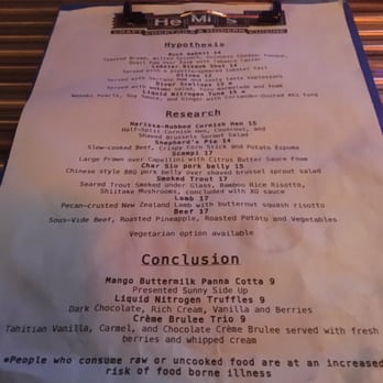 The Chemist - Dinner menu - Breakfast & Brunch Near Me - Myrtle Beach, South Carolina The Chemist - Dinner menu - Breakfast & Brunch Near Me - Myrtle Beach, South Carolina
