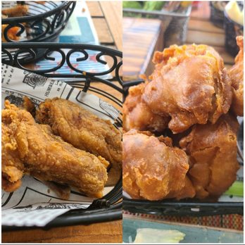 Dreams Riviera Cancun - Seaside grill. They ran out of the regular batter and used tempura for the next order. The chicken was not cooked all the way - Hotels Near Me - Puerto Morelos, ROO