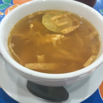 Chichen Itza Restaurant - Lime soup (delicious) - Mexican Near Me - Los Angeles, California