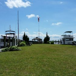 Belhaven Marina - The park-like setting