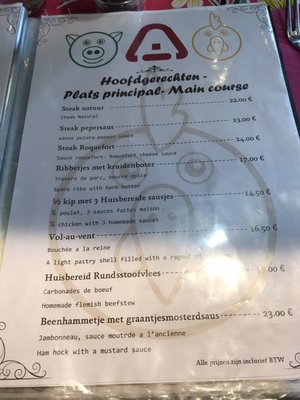 Menu photo 3 Arthie's Bruges, VWV Menu photo 3 Arthie's Bruges, VWV