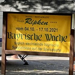 Hotel Ripken - Bayrische Woche Hinweis