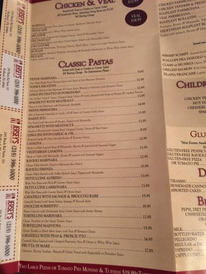 Menu photo 4 Jersey's Tomato Pie & Bistro Southampton, PA Menu photo 4 Jersey's Tomato Pie & Bistro Southampton, PA