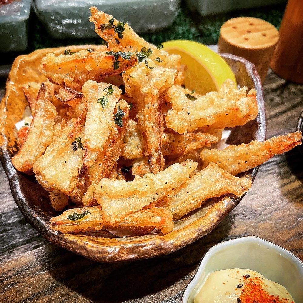 Kitcho Izakaya - a plate of fried shrimp - Japanese Near Me - Richmond, British Columbia Kitcho Izakaya - a plate of fried shrimp - Japanese Near Me - Richmond, British Columbia