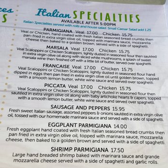 Capone's Flicker Lite - They give you this menu but then tell you that you can't have any of them until dinner time. - Pizza Near Me - Hollywood, Florida Capone's Flicker Lite - They give you this menu but then tell you that you can't have any of them until dinner time. - Pizza Near Me - Hollywood, Florida