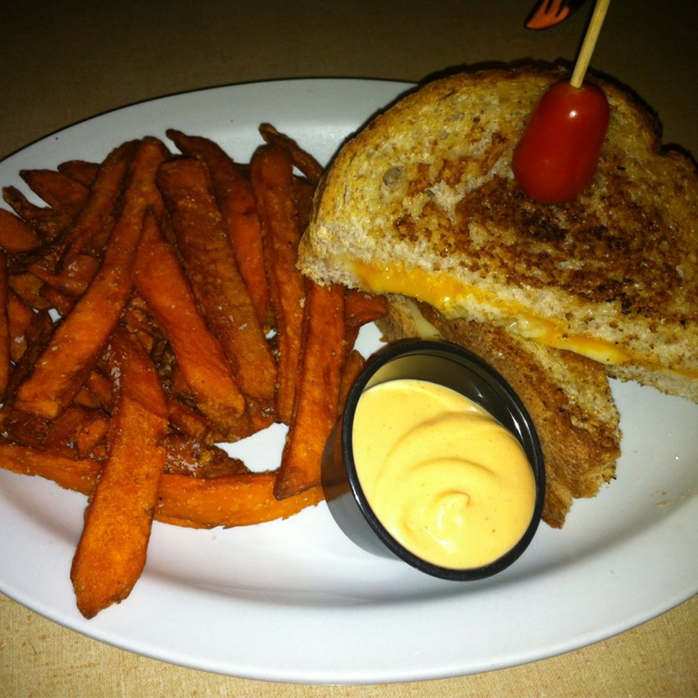 The Lakeview - Asiago grilled cheese and sweet potato fries - Diners Near Me - Toronto, Ontario The Lakeview - Asiago grilled cheese and sweet potato fries - Diners Near Me - Toronto, Ontario