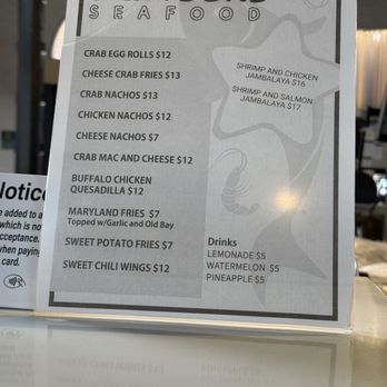 Sal and Sons - Menu - Seafood Near Me - Baltimore, Maryland Sal and Sons - Menu - Seafood Near Me - Baltimore, Maryland
