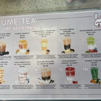 Ume Tea - Menu - Bubble Tea Near Me - North Hollywood, California Ume Tea - Menu - Bubble Tea Near Me - North Hollywood, California