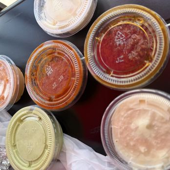 LA Granja Rotisserie - Wow GARLIC SAUCE and other sauces. - Chicken Shop Near Me - View Park, California