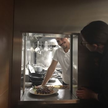 Julien - The wonderful chef ringing the bell when the food is ready!! - Italian Near Me - Vicenza, Virgin Islands