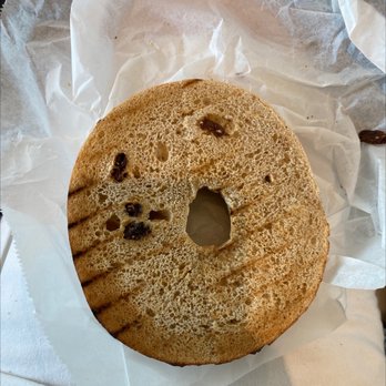 Great American Bagel - Stale 3.99 cinnamon raisin bagel - Bagels Near Me - Ronkonkoma, New York