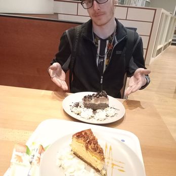 Charisma Cafe & Dessert House - Boyfriend with said #awardwinning #cheesecake - Desserts Near Me - Vancouver, British Columbia Charisma Cafe & Dessert House - Boyfriend with said #awardwinning #cheesecake - Desserts Near Me - Vancouver, British Columbia
