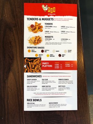 Menu photo 5 PDQ Chicken Deerfield Beach, FL