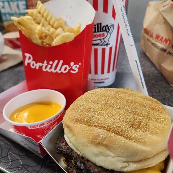 Portillo's - Double Cheeseburger & Cheese Fries - Hot Dogs Near Me - Orlando, Florida