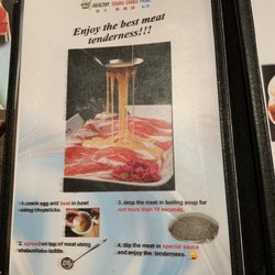 Healthy Shabu Shabu - How to cook the meat.