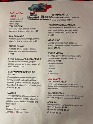 Menu photo 2 My Second House Cortlandt, NY