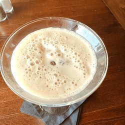 Jonah's Seafood House - Espresso Martini -- 360 Vanilla, Kahlua, Tia, Espresso & Cream with three delicious coffee beans on top