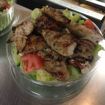 Anthony's Roast Beef and Pizza - Amazing chicken kabob salad! - Pizza Near Me - Reading, Massachusetts