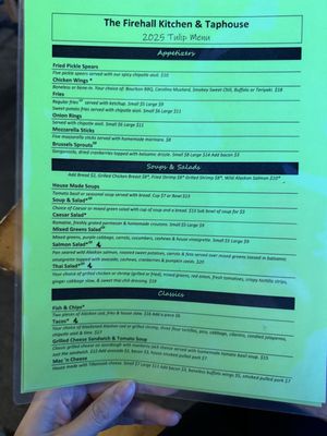 Menu photo 4 The Firehall Kitchen and Taphouse La Conner, WA Menu photo 4 The Firehall Kitchen and Taphouse La Conner, WA