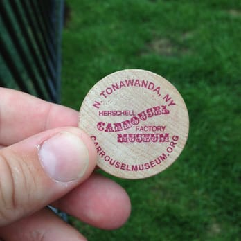 Herschell Carrousel Factory Museum - Tokens used for rides at $.50 a pop - Museums Near Me - North Tonawanda, New York Herschell Carrousel Factory Museum - Tokens used for rides at $.50 a pop - Museums Near Me - North Tonawanda, New York