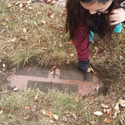 St Mary Cemetery - My daughter had to groom my parents' headstone because it had been neglected for so long.