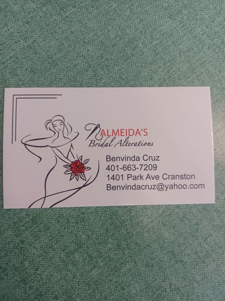 ALMEIDA’S BRIDAL ALTERATION 1401 Park Ave, Cranston, Rhode Island