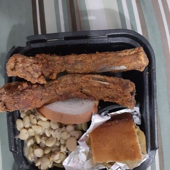 Soulfood Sistas - a meal in a plastic container - Soul Food Near Me - Rochester, New York