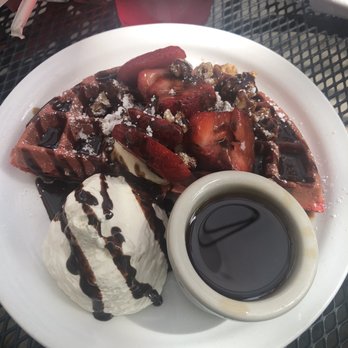 Chicago Waffles - Red velvet waffle! Highly recommended!! - Breakfast & Brunch Near Me - Chicago, Illinois Chicago Waffles - Red velvet waffle! Highly recommended!! - Breakfast & Brunch Near Me - Chicago, Illinois