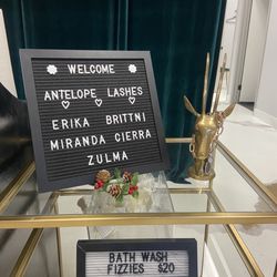 Antelope Lashes - Welcome board, sweet touch!