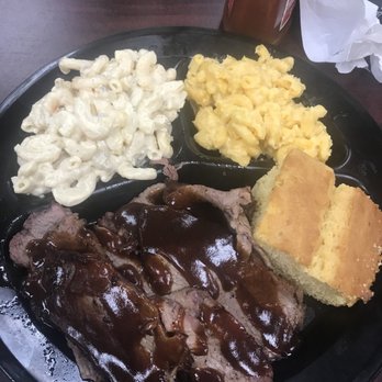 Pete's BBQ - Tri tip plate. Mac n cheese, mac salad n cornbread - Barbeque Near Me - Ramona, California Pete's BBQ - Tri tip plate. Mac n cheese, mac salad n cornbread - Barbeque Near Me - Ramona, California