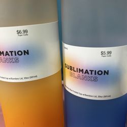 Hobby Lobby - Two cups both 20oz two different prices