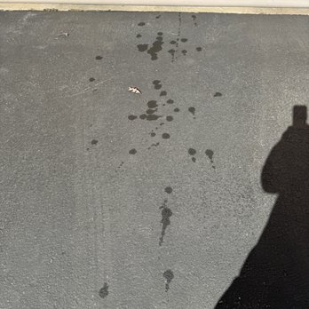Benchmark Motors - Oil spill all over the driveway as a result of failing to close oil valve - Auto Detailing Near Me - Columbia, Maryland Benchmark Motors - Oil spill all over the driveway as a result of failing to close oil valve - Auto Detailing Near Me - Columbia, Maryland