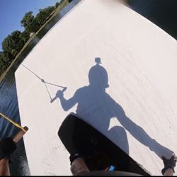 Wake Zone Cable Park - Fun jump