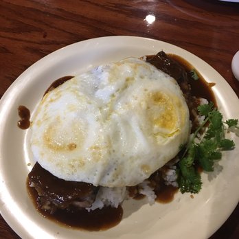 Daddy O’s - SPECIAL Braised Short Ribs loco moco with demi glazed gravy - New American Near Me - Lihue, Hawaii
