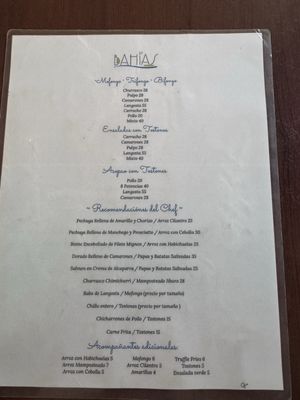 Menu photo 1 Bahia's Restaurant Peñuelas, PR Menu photo 1 Bahia's Restaurant Peñuelas, PR