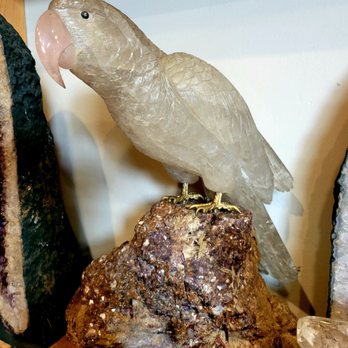 The Happy Heart - Life size carving of parrot - Jewelry Near Me - Oakland, California The Happy Heart - Life size carving of parrot - Jewelry Near Me - Oakland, California