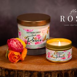 Southern Candle Studio - Roses Soy Candle