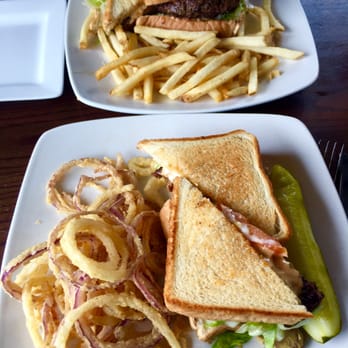 Little Goose - Big Mack Burger with onion rings and fries - Breakfast & Brunch Near Me - Fairfield, Connecticut Little Goose - Big Mack Burger with onion rings and fries - Breakfast & Brunch Near Me - Fairfield, Connecticut