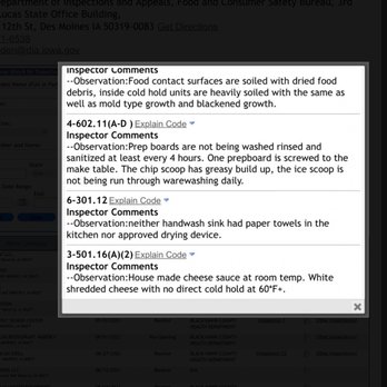 Tapatio Mexican Grill - Food safety violations - Mexican Near Me - Waverly, Iowa Tapatio Mexican Grill - Food safety violations - Mexican Near Me - Waverly, Iowa