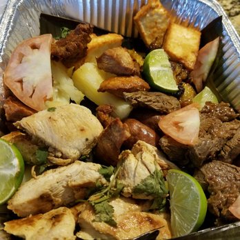Restaurante Managua - Take-Out Parillada for 2  + 2 sides: Cole Slaw Salad + Special Mild Sauce - Latin American Near Me - South Gate, California